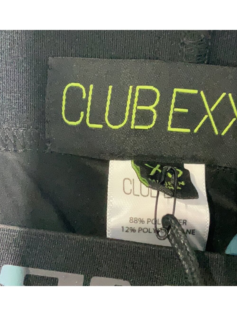 NWT Club Exx Metallic High Waist Iridescent Leggings | Après-Sk Rave Euphoria XS - Picture 10 of 12